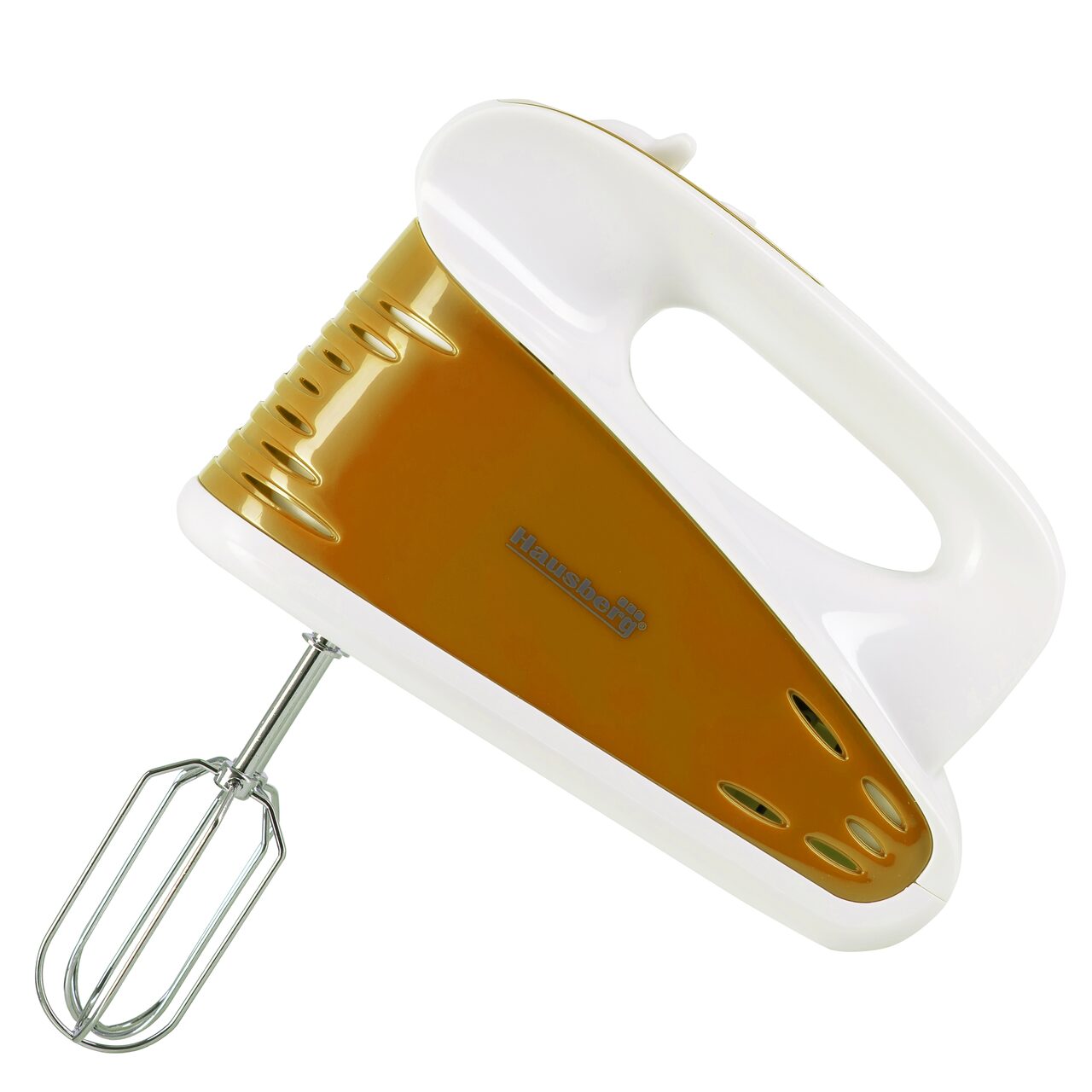 Mixer de mana profesional HAUSBERG HB-4118, 250W, 5 viteze + Turbo, Design ergonomic, accesorii incluse