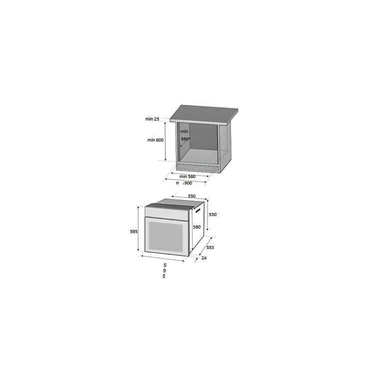 Pachet Cuptor electric Incorporabil Hausberg HB-8053IN + Plita Incorporabila Hausberg HB-555 + Hota incorporabila telescopica Hausberg HB-1285IN