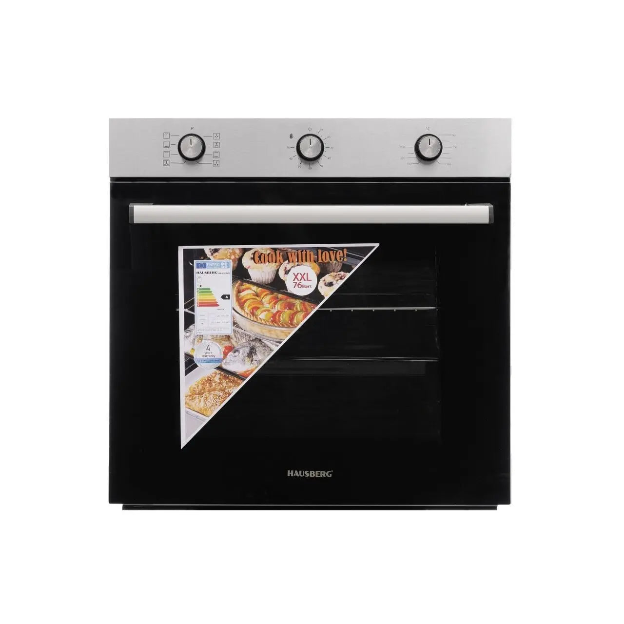 Cuptor electric incorporabil Hausberg HB-8053 2225W 71L Clasa A