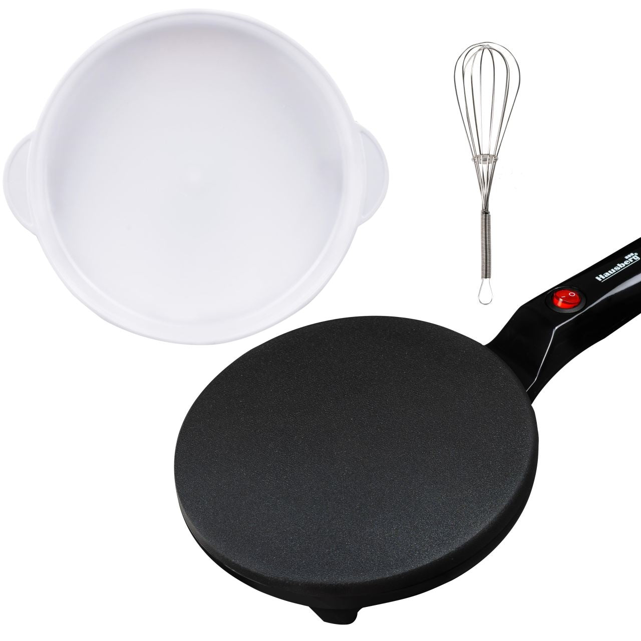 Plita pentru clatite Hausberg HB-9910NG, design compact, suprafata antiaderenta