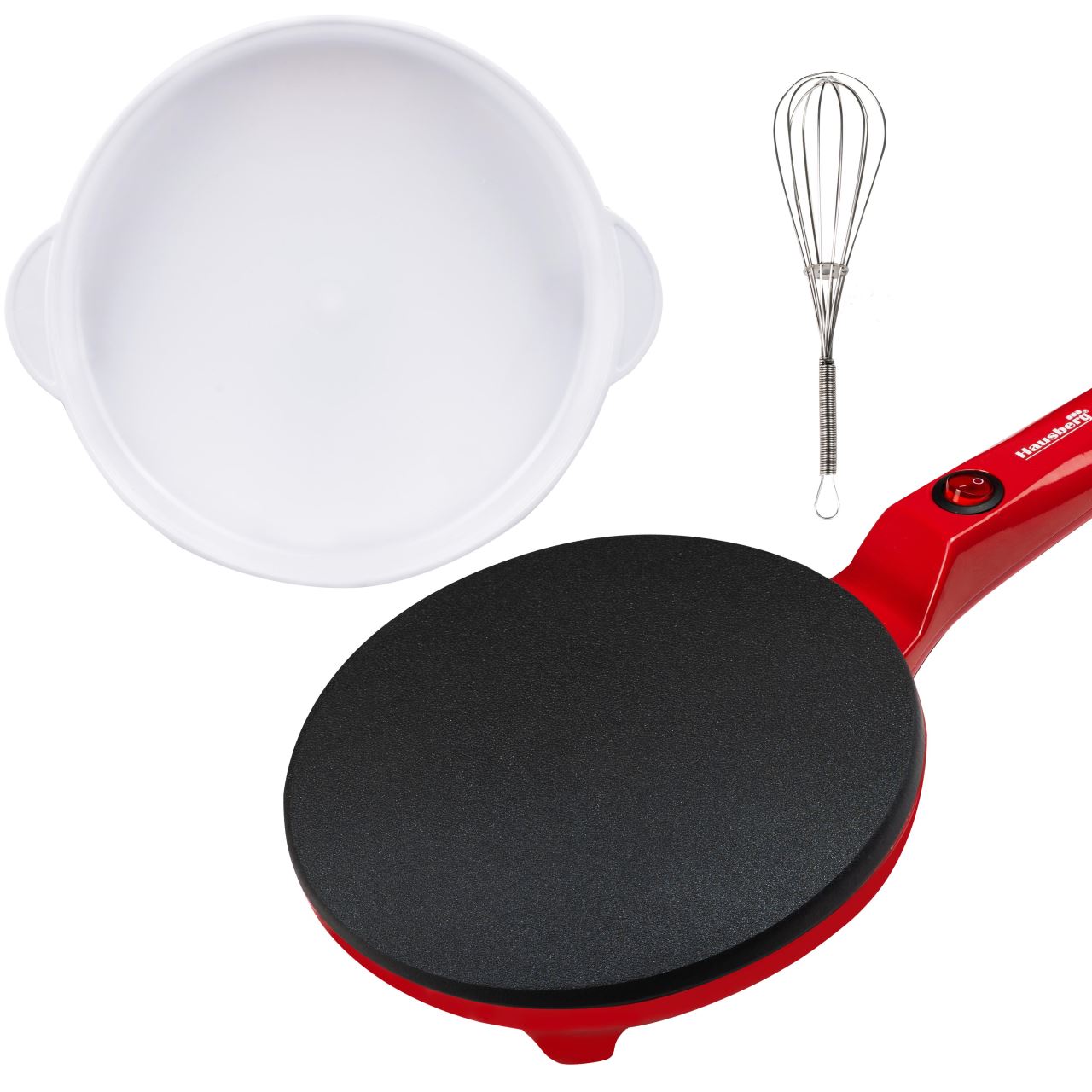 Plita pentru clatite Hausberg HB-9910RS, design compact, suprafata antiaderenta