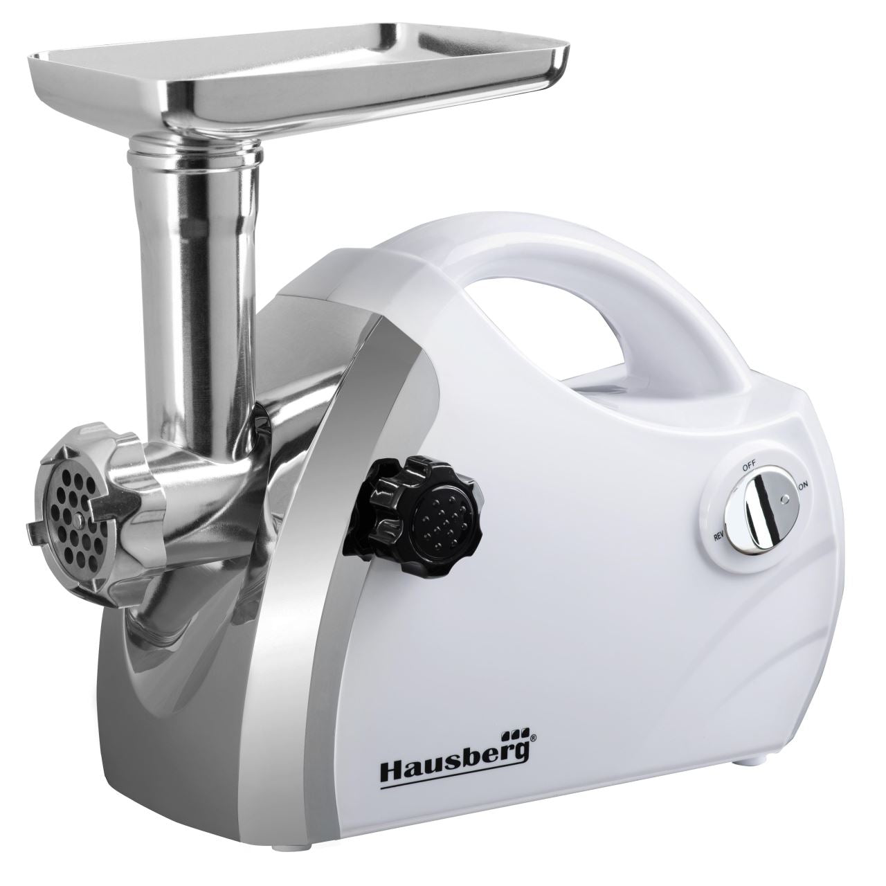 Masina de tocat carne HAUSBERG HB-3430, Inox, 1800W, motor cupru