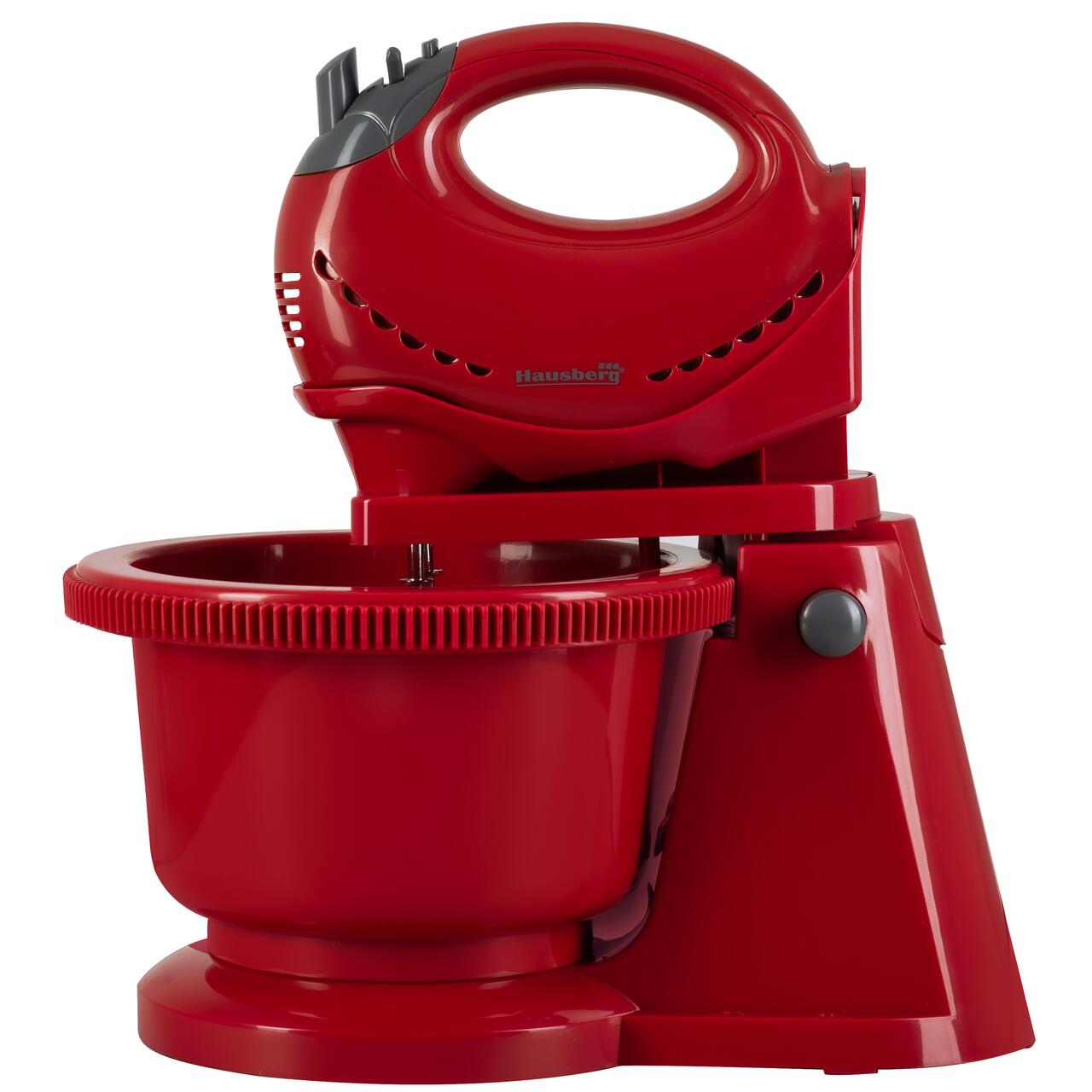 Mixer cu bol rotativ Hausberg HB-3519RS, 5 Viteze + turbo, Capacitate 2L, Putere 300W