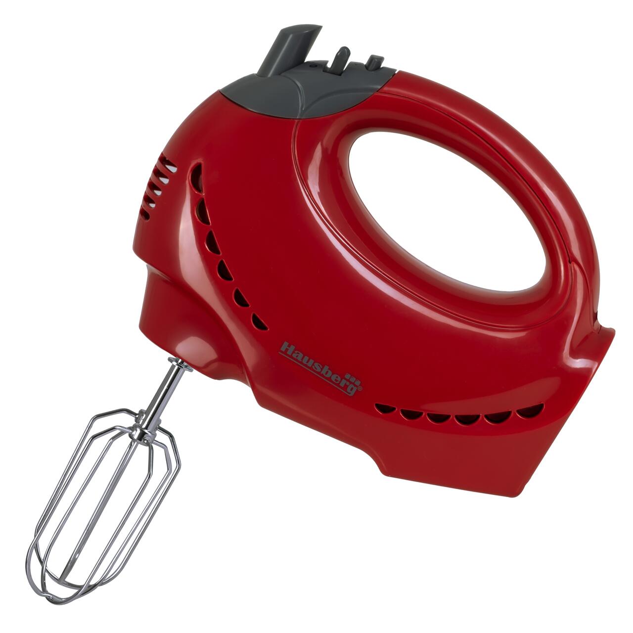 Mixer cu bol rotativ Hausberg HB-3519RS, 5 Viteze + turbo, Capacitate 2L, Putere 300W