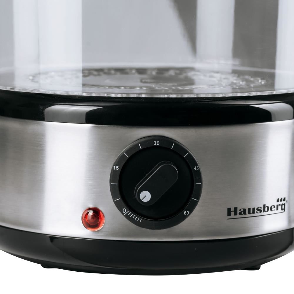 Aparat gatit cu aburi Hausberg HB-1350, 4.8L, 400W