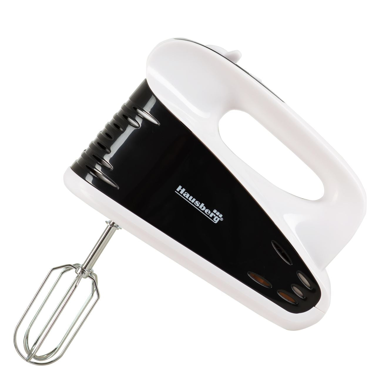 Mixer de mana profesional HAUSBERG HB-4118, 250W, 5 viteze + Turbo, Design ergonomic, accesorii incluse