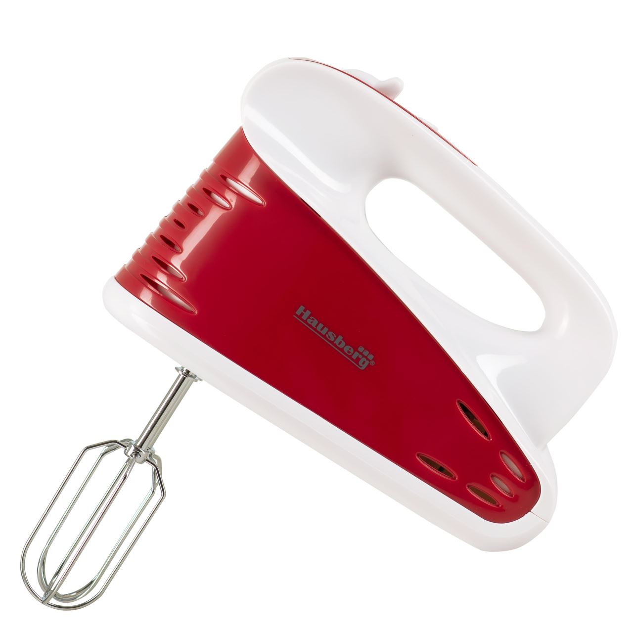 Mixer de mana profesional HAUSBERG HB-4118, 250W, 5 viteze + Turbo, Design ergonomic, accesorii incluse