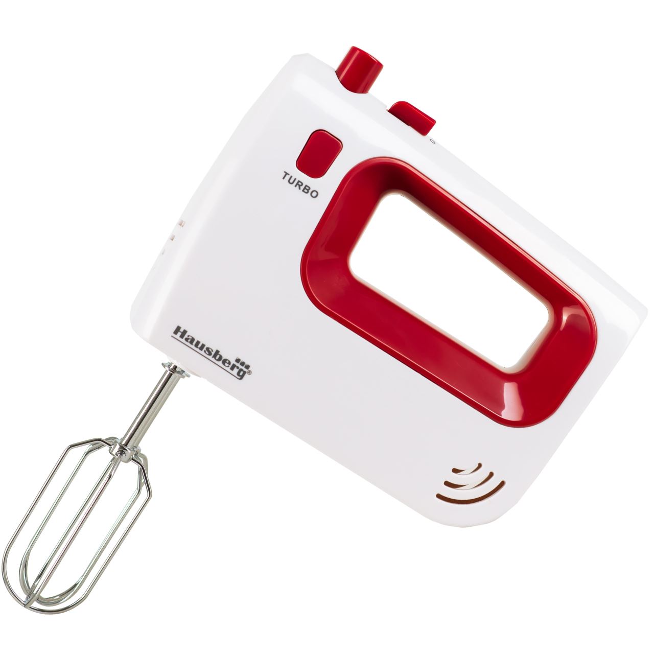 Mixer de mana Hausberg HB-4120, 300W ,5 viteze, Functie Turbo, Teluri si carlige metalice
