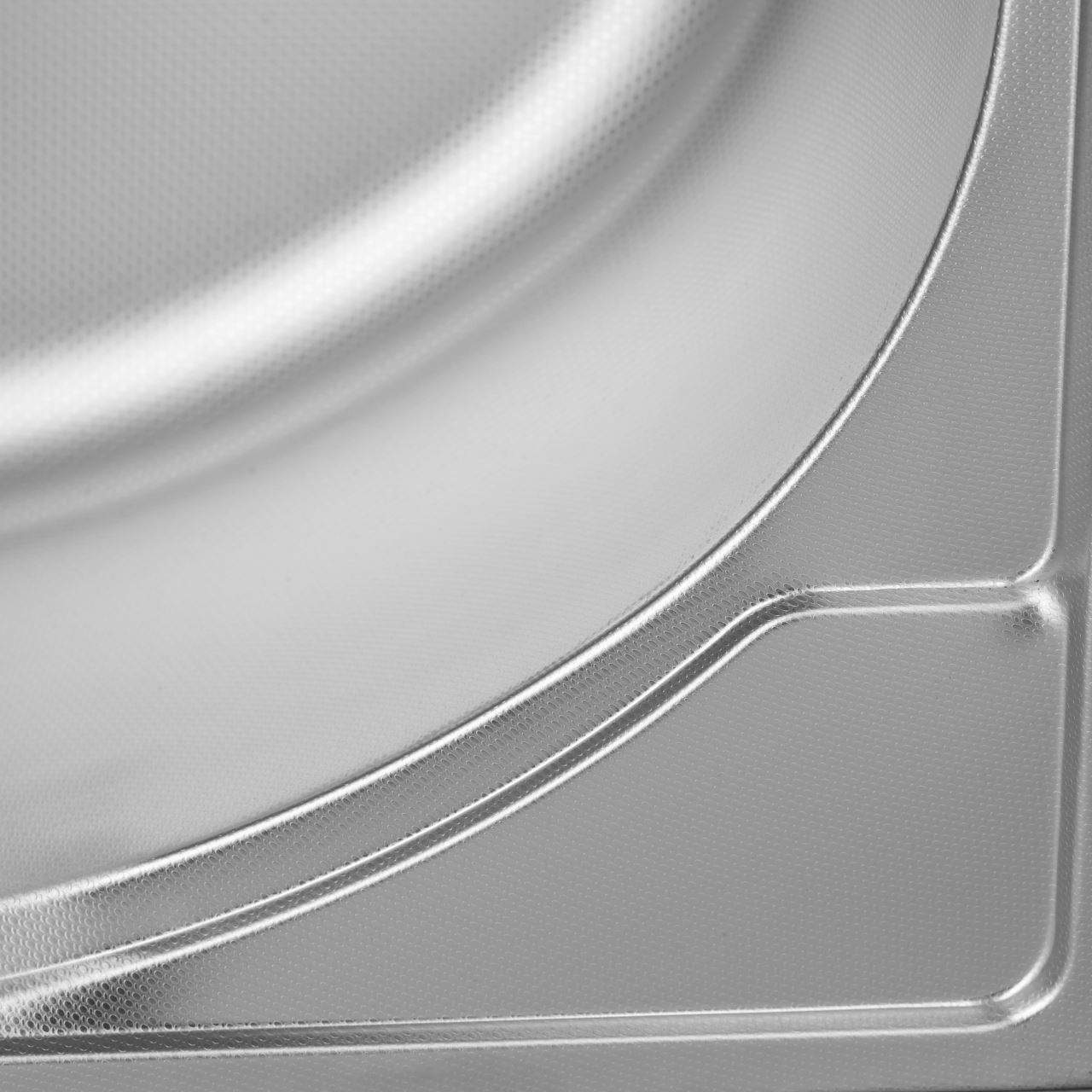 Chiuveta bucatarie pentru blat Freddo SN9005S, anticalcar, cuva centru, 52x41cm, adancime 18 cm, orificiu baterie stanga, Inox
