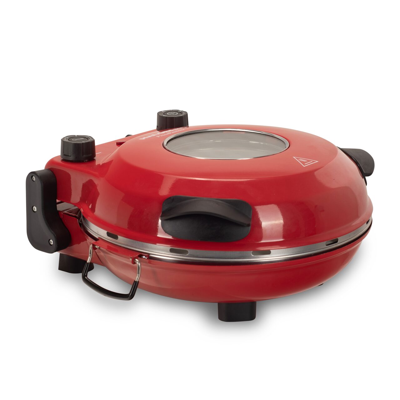 Cuptor special pentru pizza XL HAUSBERG HB-675RS cu suprafata de coacere din piatra, termoregulator pana la 405° C