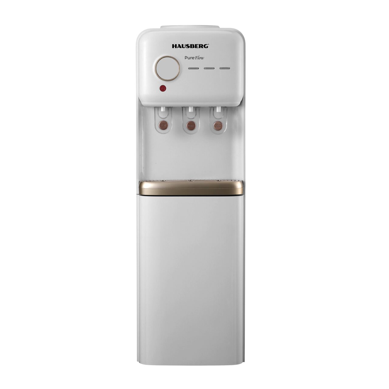 Dozator apa de podea cu compresor HAUSBERG HB-6028AB, Putere incalzire 550W, Putere racire 120W, compatibil cu bidoane de apa 11L si 19L