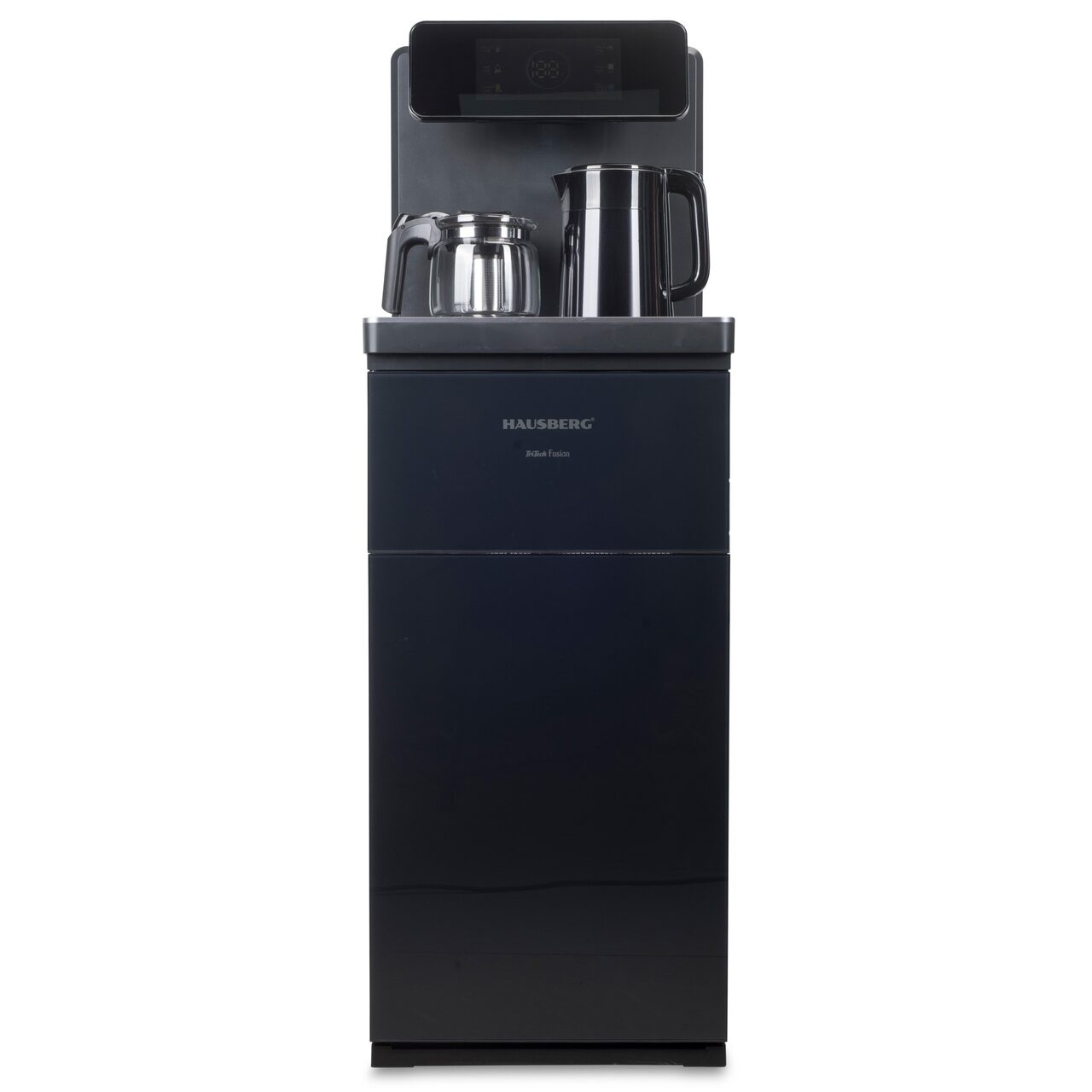 Dozator apa de podea multifunctional HAUSBERG HB-6030NG, cu amplasarea bidonului la baza si Tea Bar, Apa calda/rece, Ceainic, Fierbator, Racire cu compressor