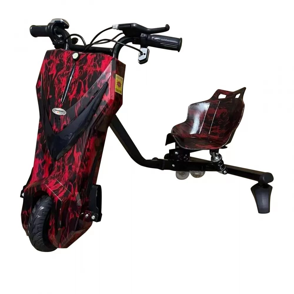 Tricicleta electrica drift Hausberg HB-KD05RS-36V-300W-Bluetooth-LED-rosu/negru