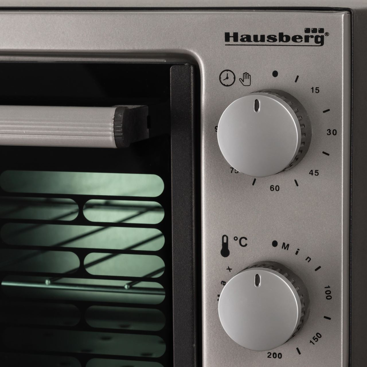 Cuptor electric Hausberg HB 9320, 1420W, 38L, timer, termostat, 2 tavi