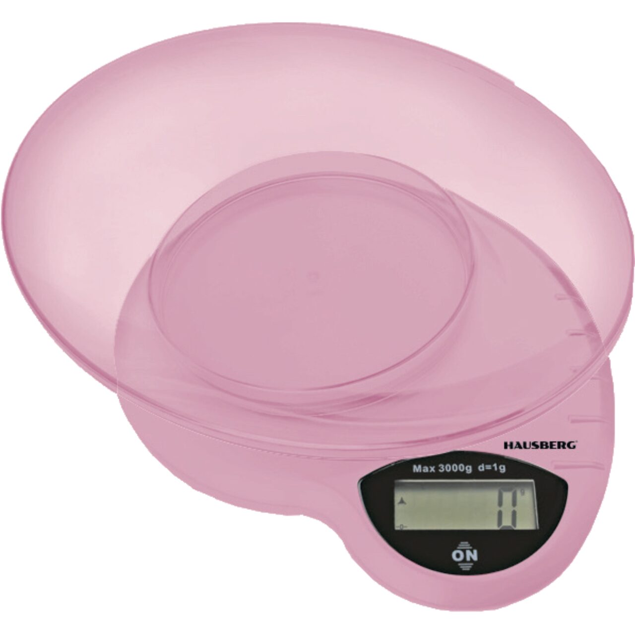 Cantar de bucatarie HAUSBERG HB-6015, 3kg, bol din Plasic