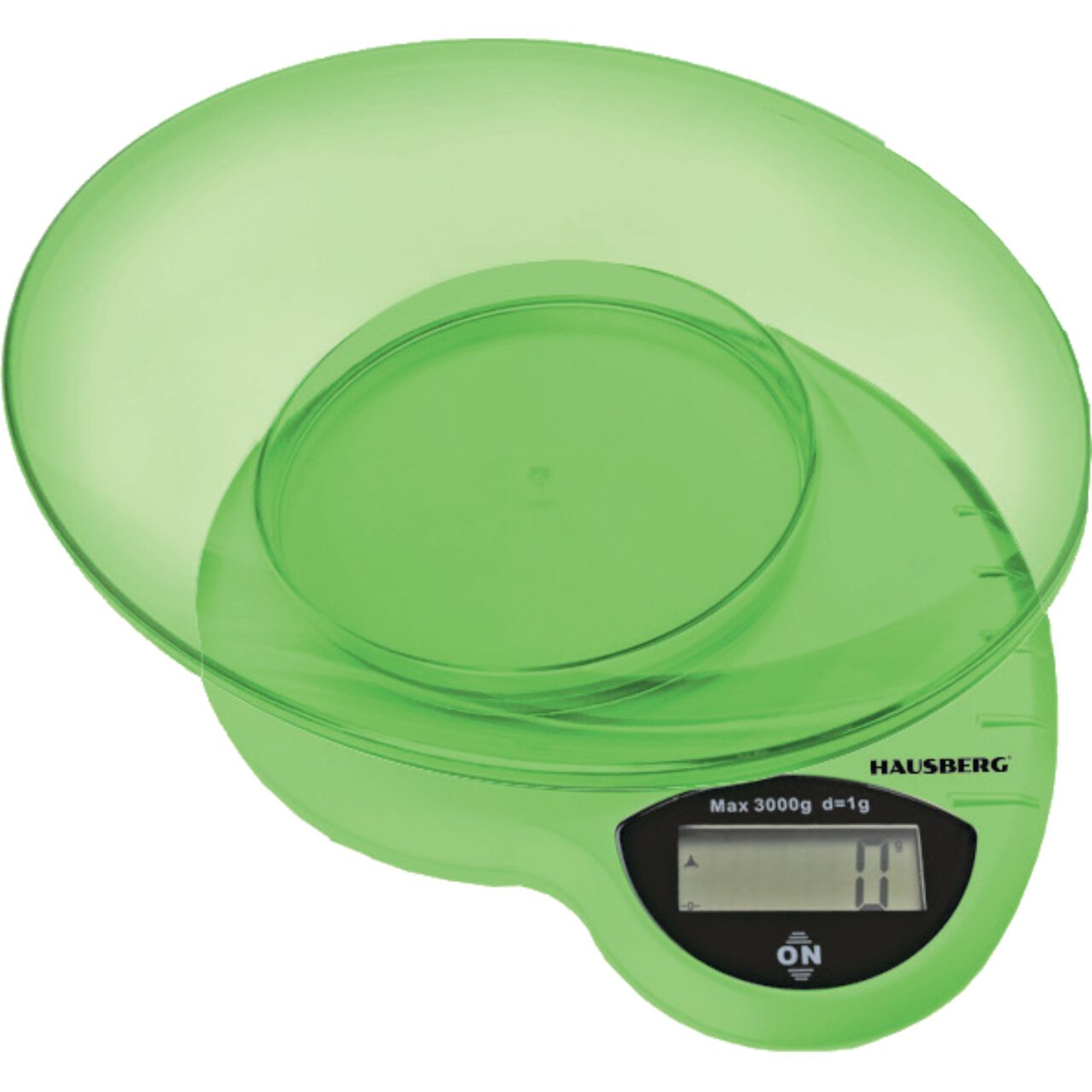 Cantar de bucatarie HAUSBERG HB-6015, 3kg, bol din Plasic