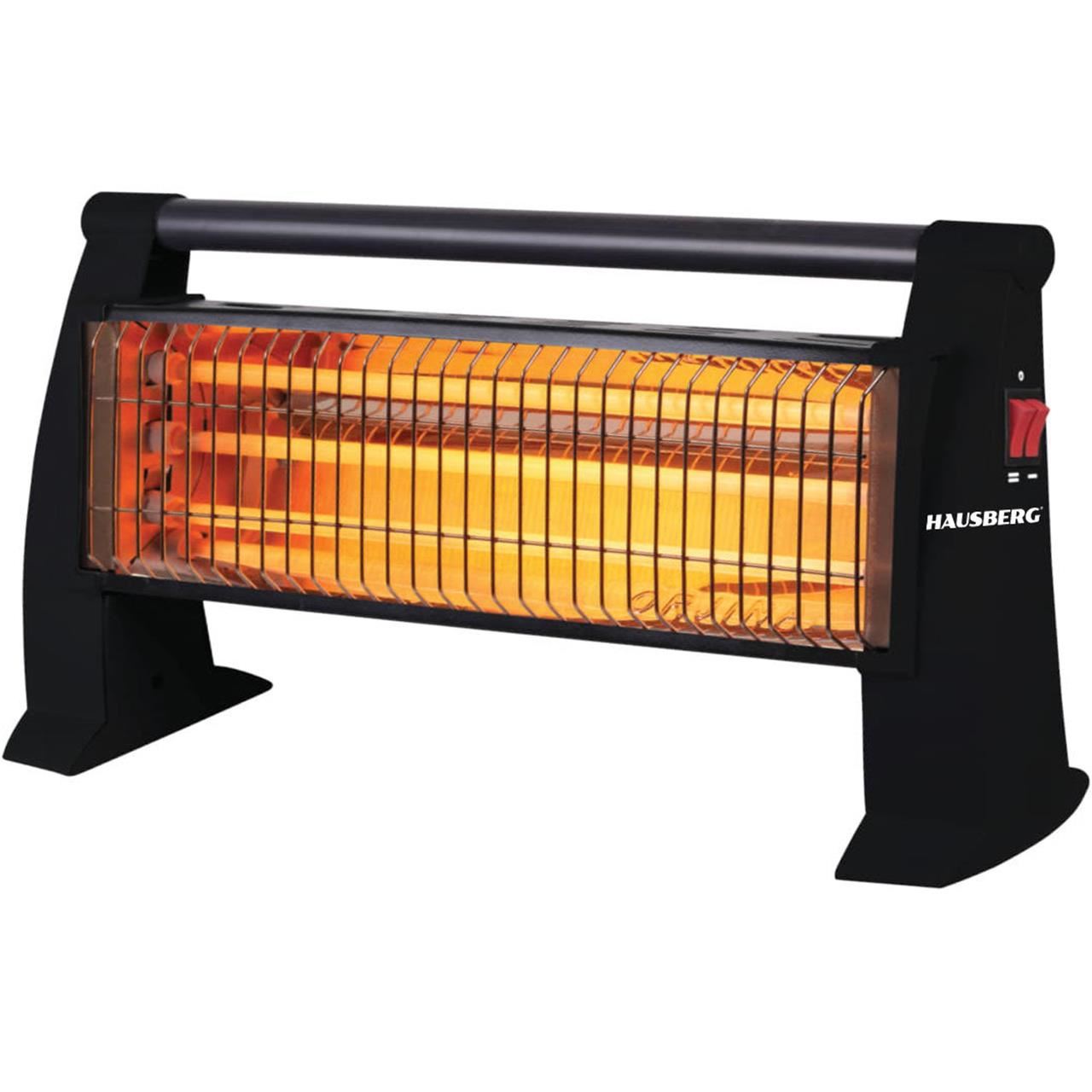 Radiator quartz HAUSBERG HB-8101, 800W, 3 tuburi, 2 trepte de putere