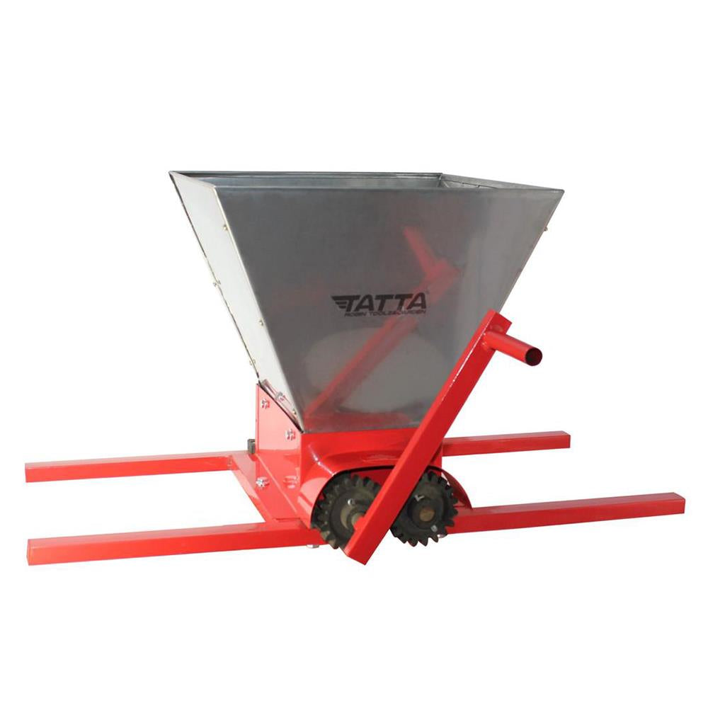 Zdrobitor de struguri Tatta TZ-1801IN, capacitate maruntire 300 kg/h, cuva 25L, Inox