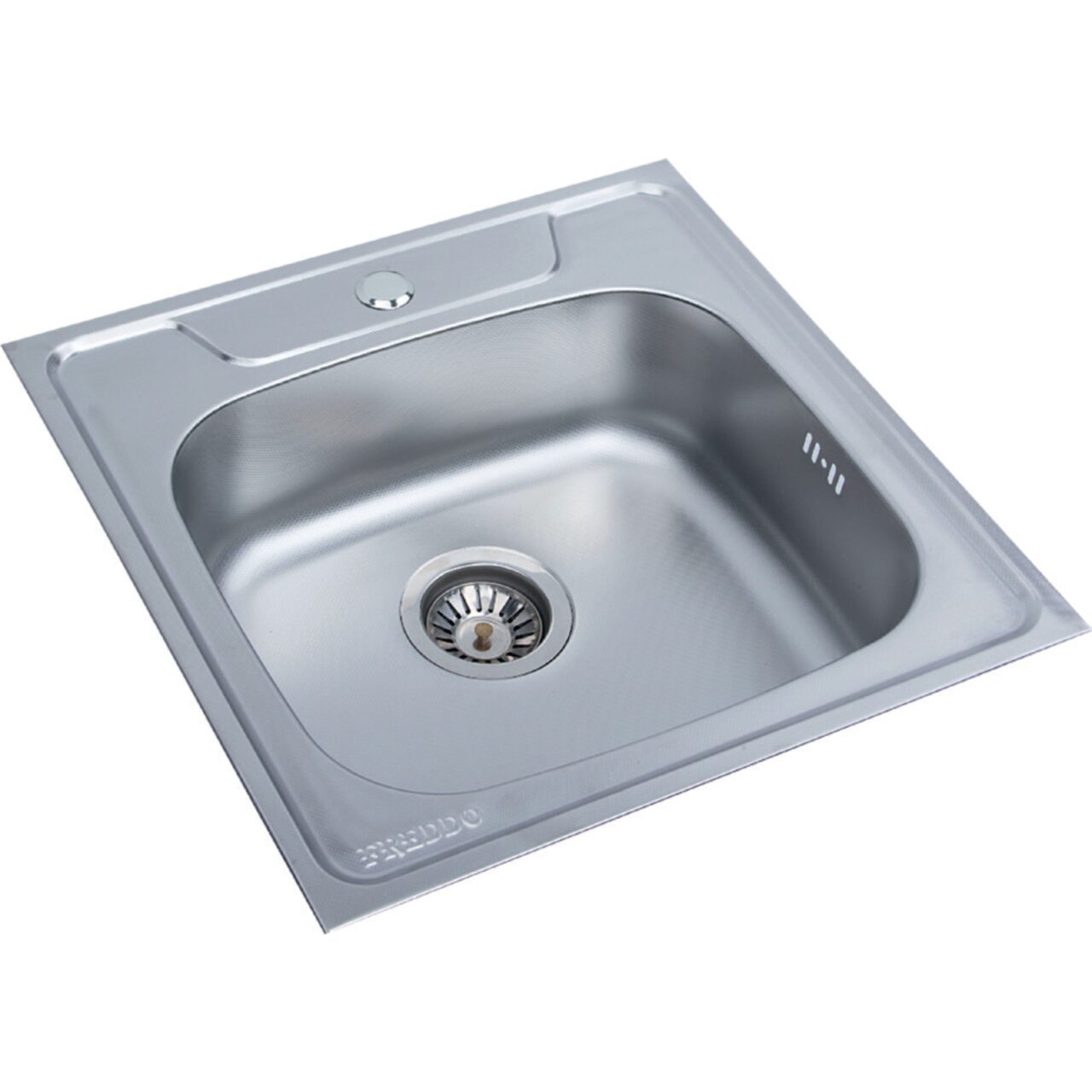 Chiuveta bucatarie inox Freddo SN9021, dimensiune 48 x 45 cm, adancime 18 cm, finisaj anticalcar