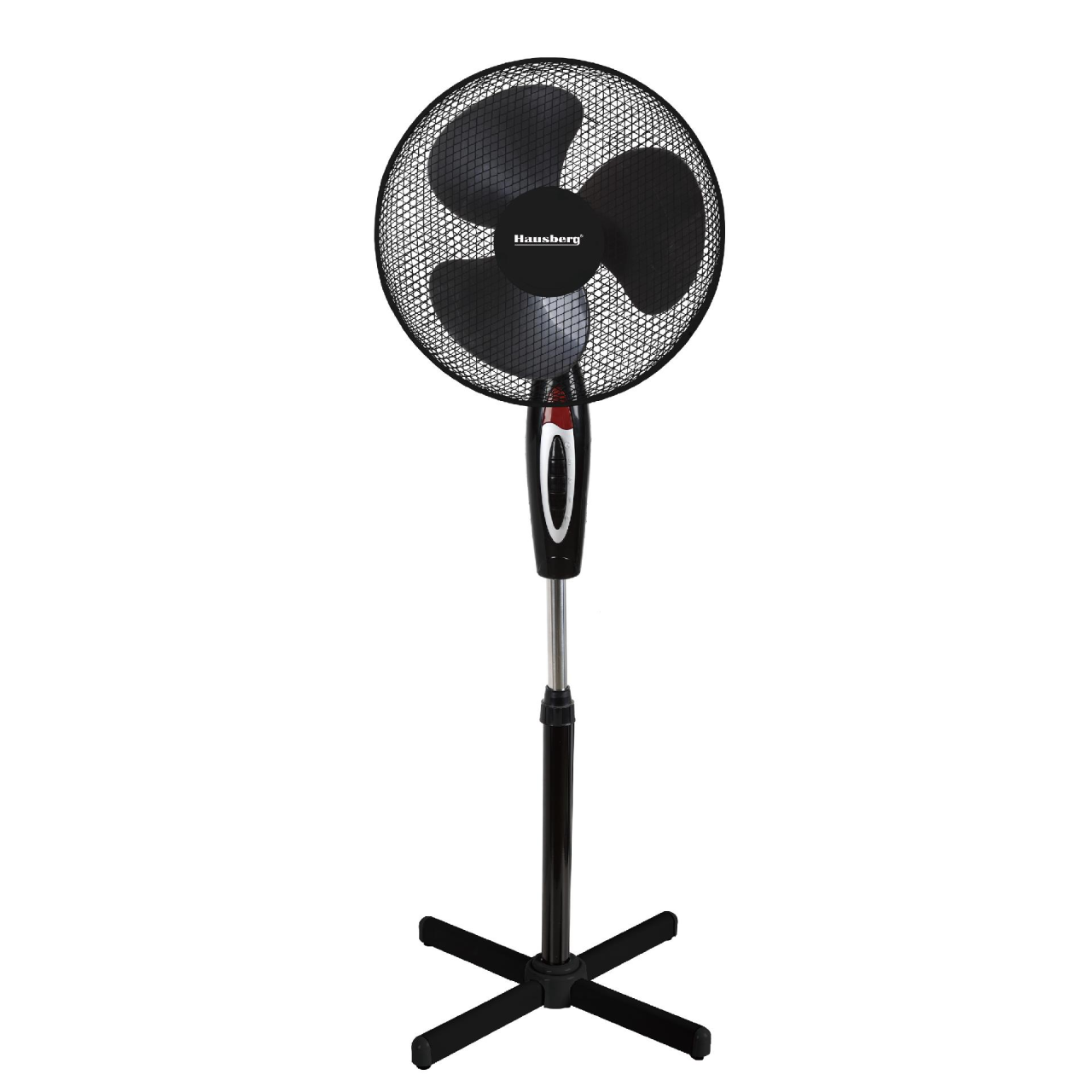 Ventilator HAUSBERG HB-5100, 55W,  3 trepte viteza, oscilatie automata, diametru 16 inch