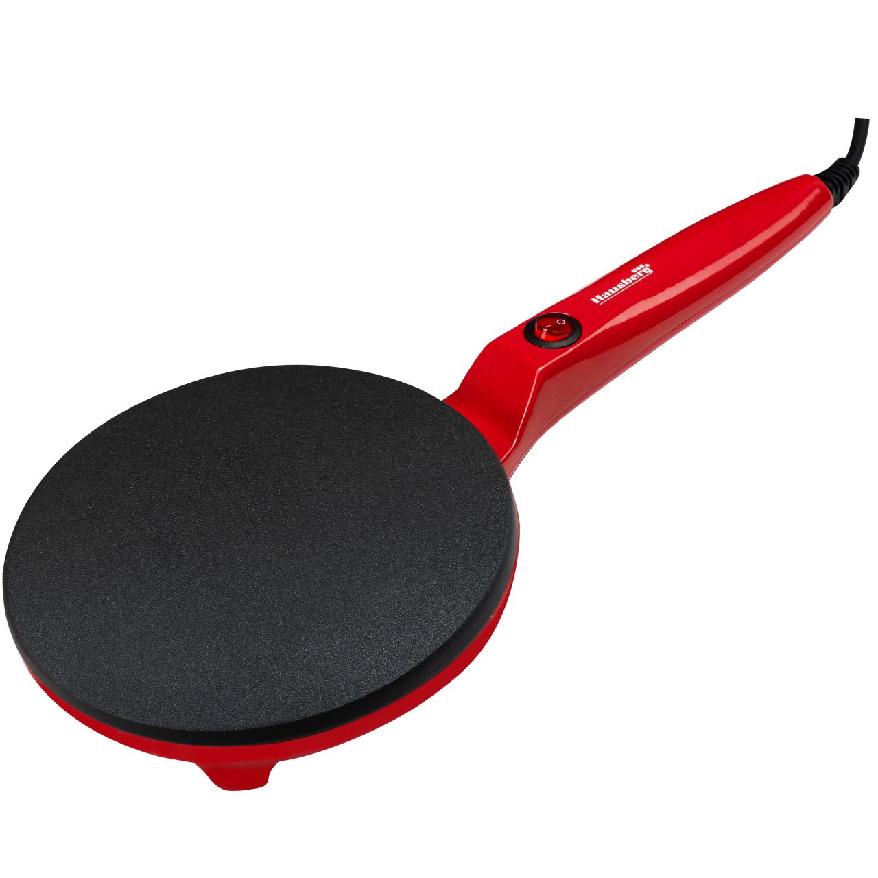 Plita pentru clatite Hausberg HB-9910RS, design compact, suprafata antiaderenta