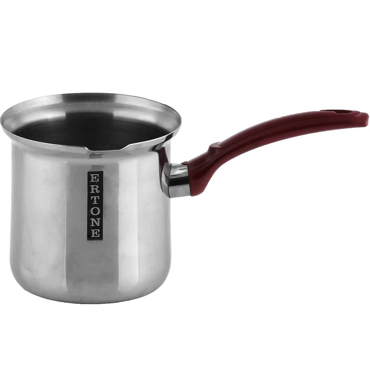 Ibric din Inox ERTONE ERT-MN 07, capacitate 0.85L, maner ebonita