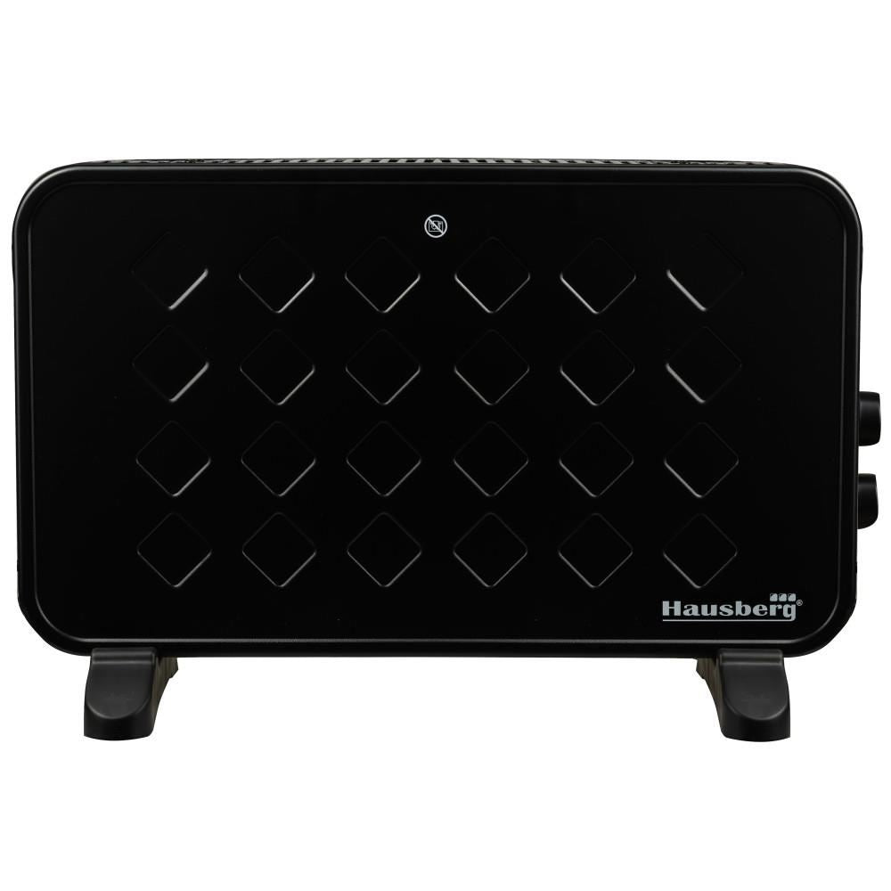 Convector electric Luxury HAUSBERG HB-8220, 2000W, 2 trepte de putere, termostat, protectie supraincalzire, indicator luminos, functie Turbo