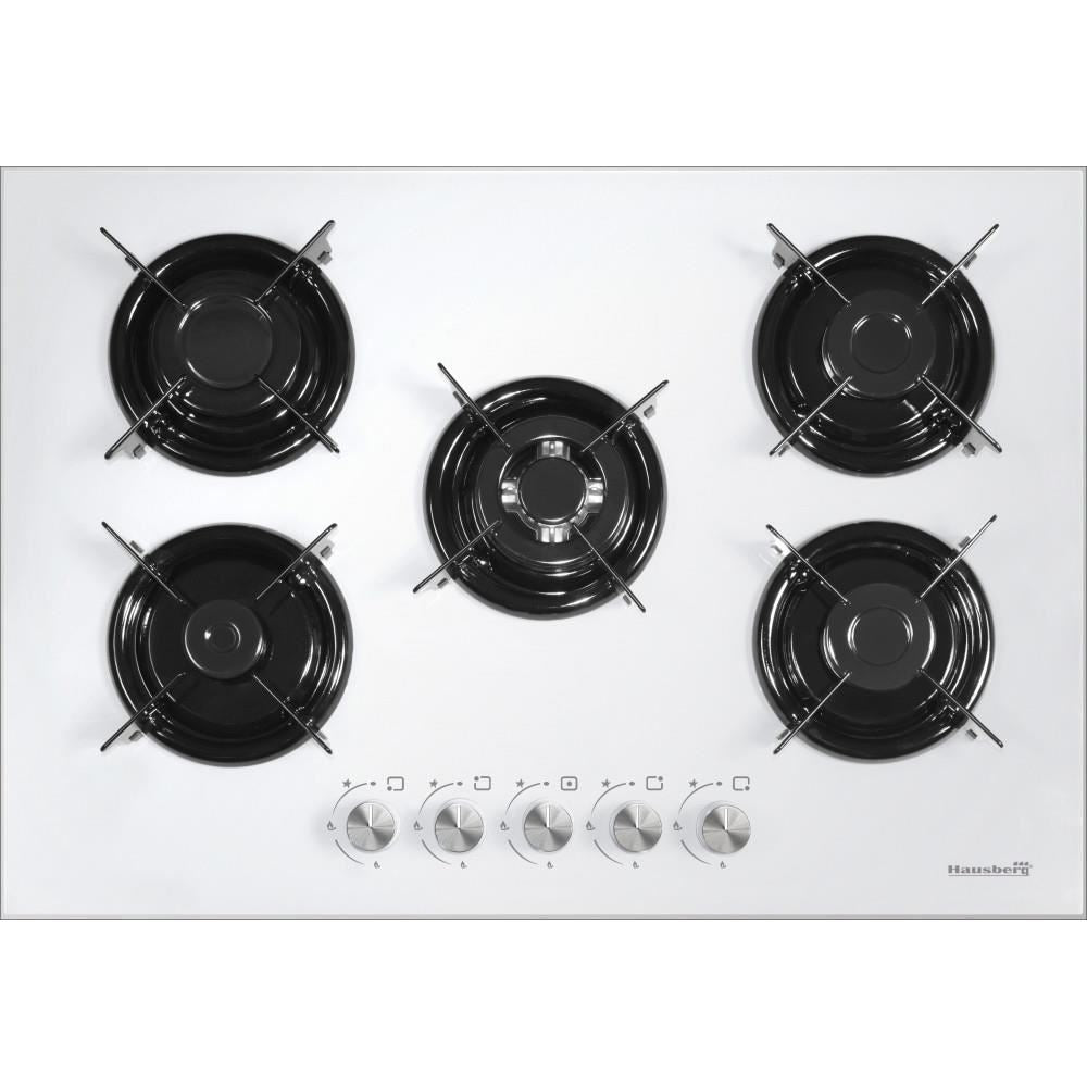 Plita Incorporabila HAUSBERG HB-565, 5 arzatoare, Gaz, Aprindere electrica