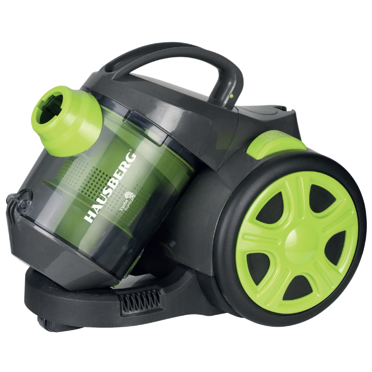 Aspirator fara sac Hausberg HB-2090VR, 1500W, capacitate 1.5 L, aspirare uscata, ciclonic, filtru HEPA