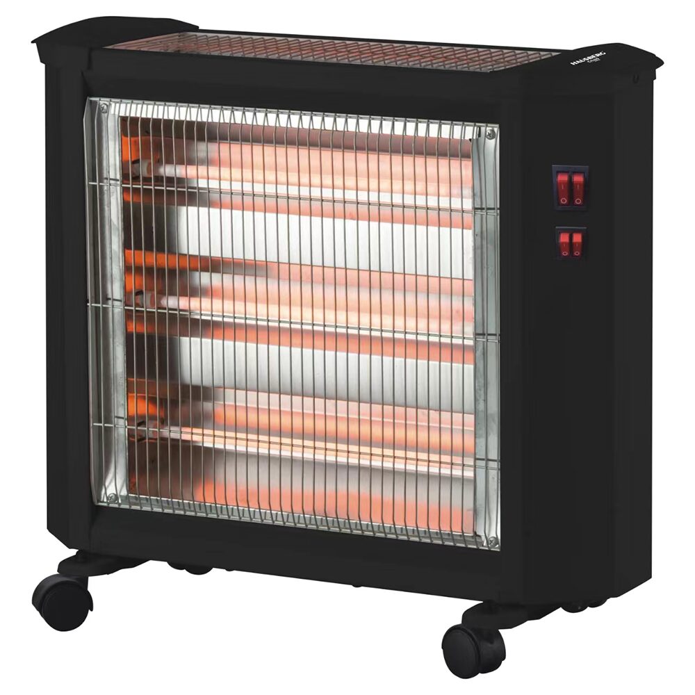 Radiator electric quartz HAUSBERG HB-8800, 1600W, 4 tuburi quartz, 4 trepte putere, protectie impotriva rasturnarii