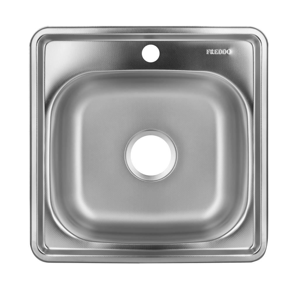 Chiuveta Sanitec SN9028- pentru blat 48 X48cm anticalcar- inox