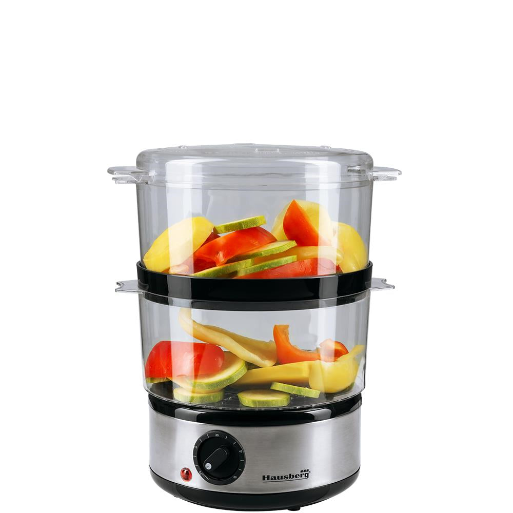 Aparat gatit cu aburi Hausberg HB-1350, 4.8L, 400W