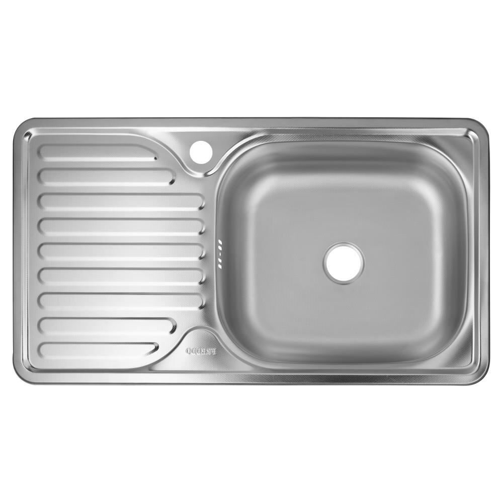 Chiuveta pentru bucatarie Freddo SN8002D- Cuva dreapta- Finisaj anticalcar- 76 x 42 cm- Inox