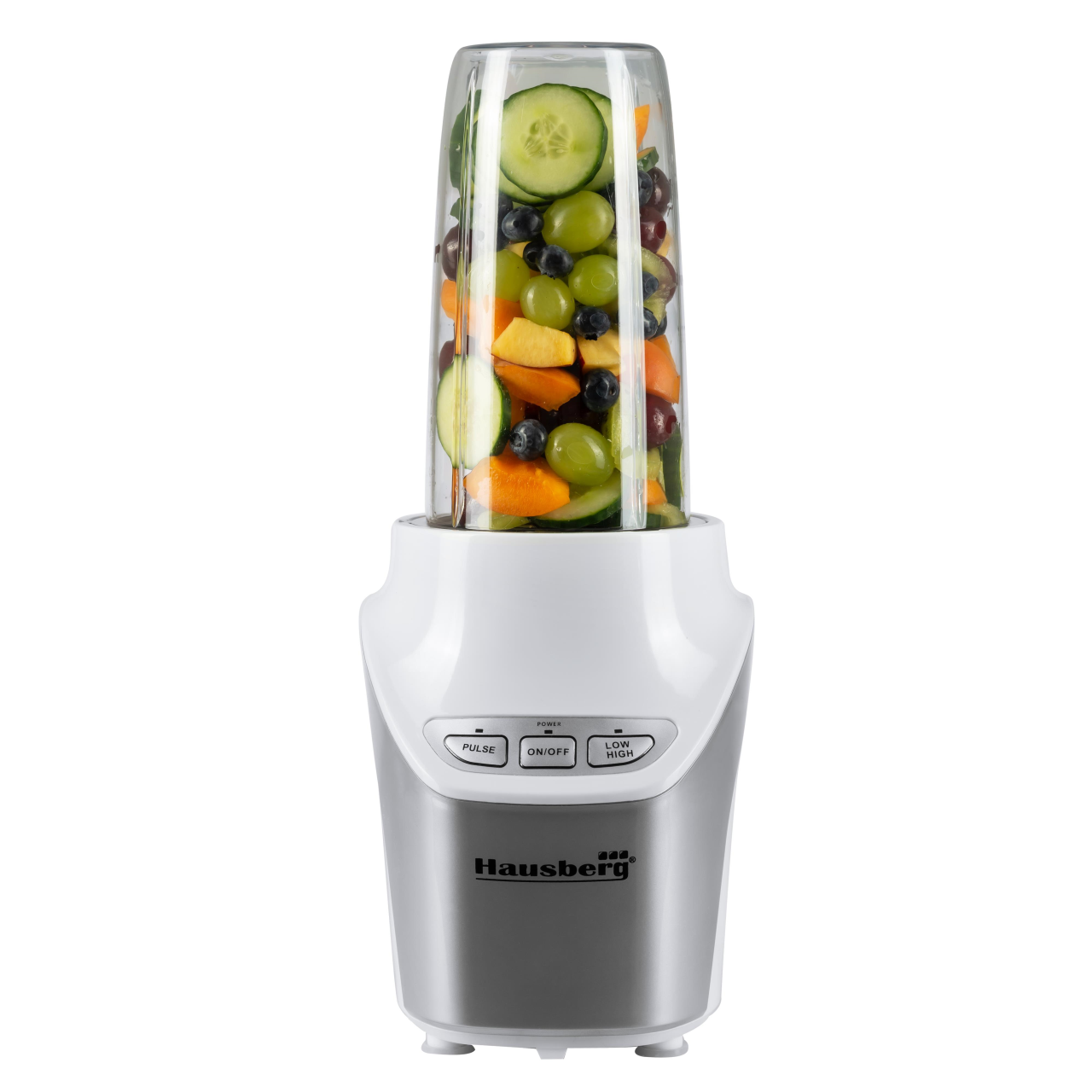 Blender 2 in 1 Hausberg HB7705AB, putere 1000W, Nutrition Extractor, 8 piese