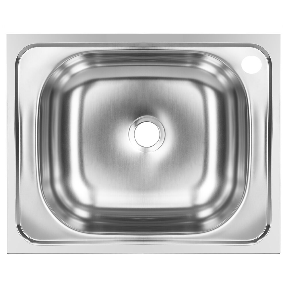 Chiuveta bucatarie pentru blat SANITEC N-205- 50x40 cm- Inox satin