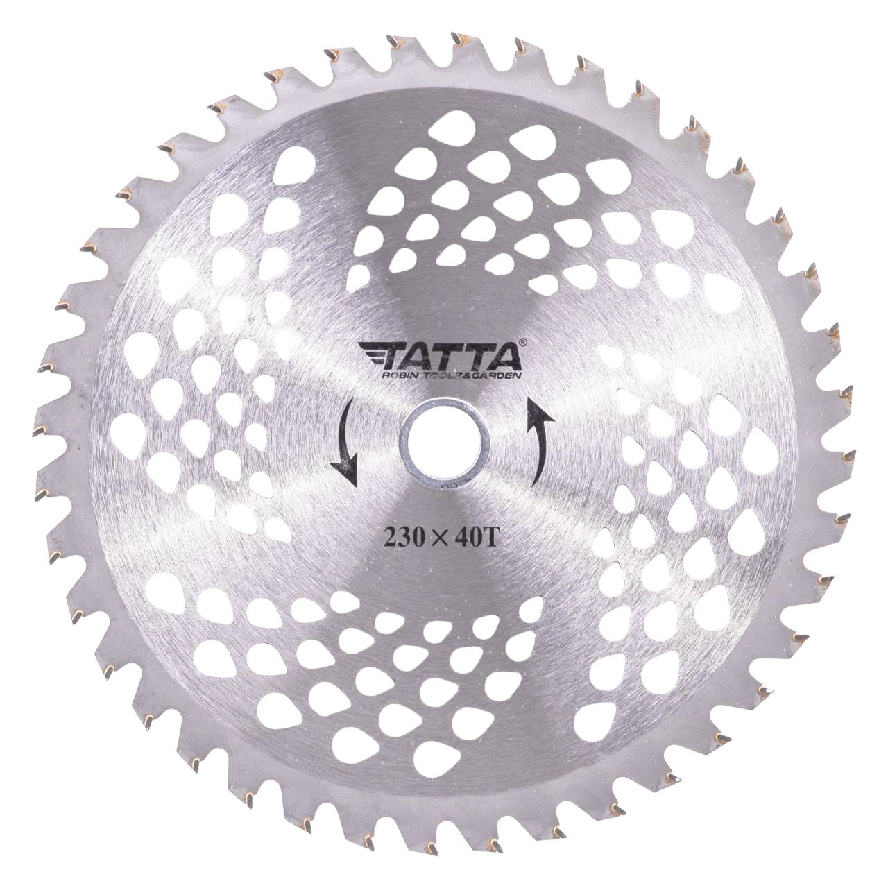 Disc motocoasa circular Tatta TT-1001, dinti vidia, 230x40T, pentru iarba