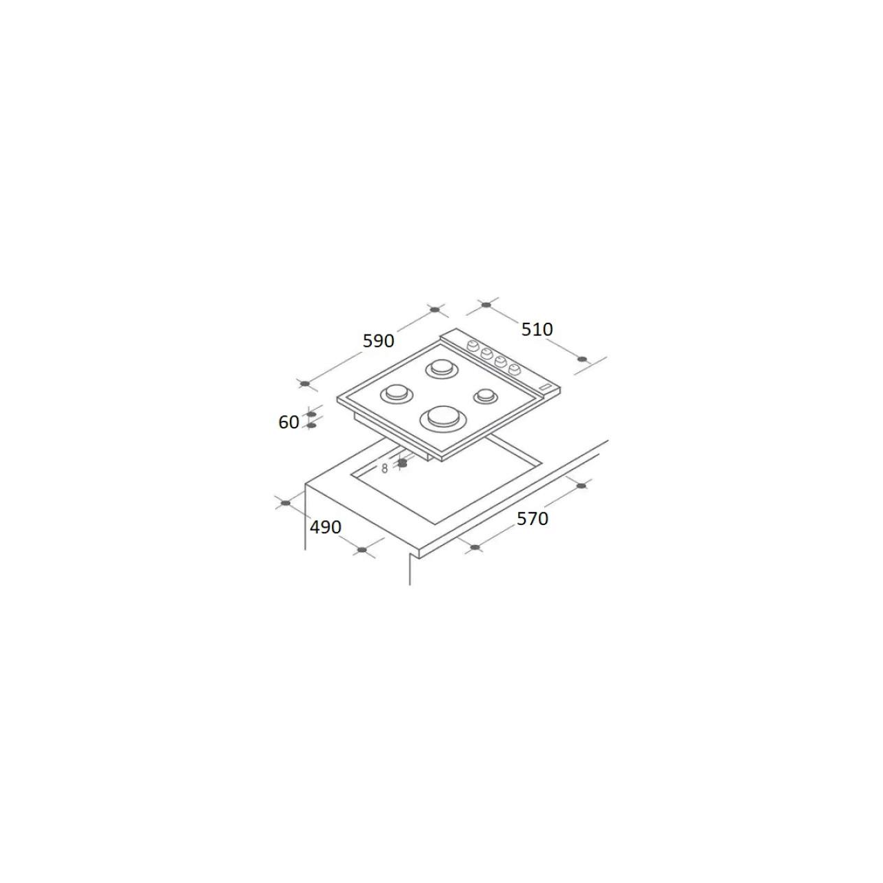 Pachet Cuptor electric Incorporabil Hausberg HB-8053IN + Plita Incorporabila Hausberg HB-555 + Hota incorporabila telescopica Hausberg HB-1285IN