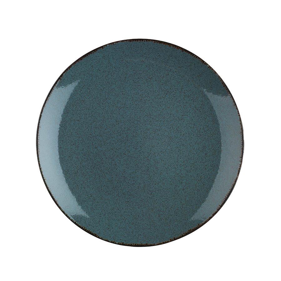 Serviciu de masa Color-X, 24 piese, 6 persoane, portelan, albastru, kutahya porselen