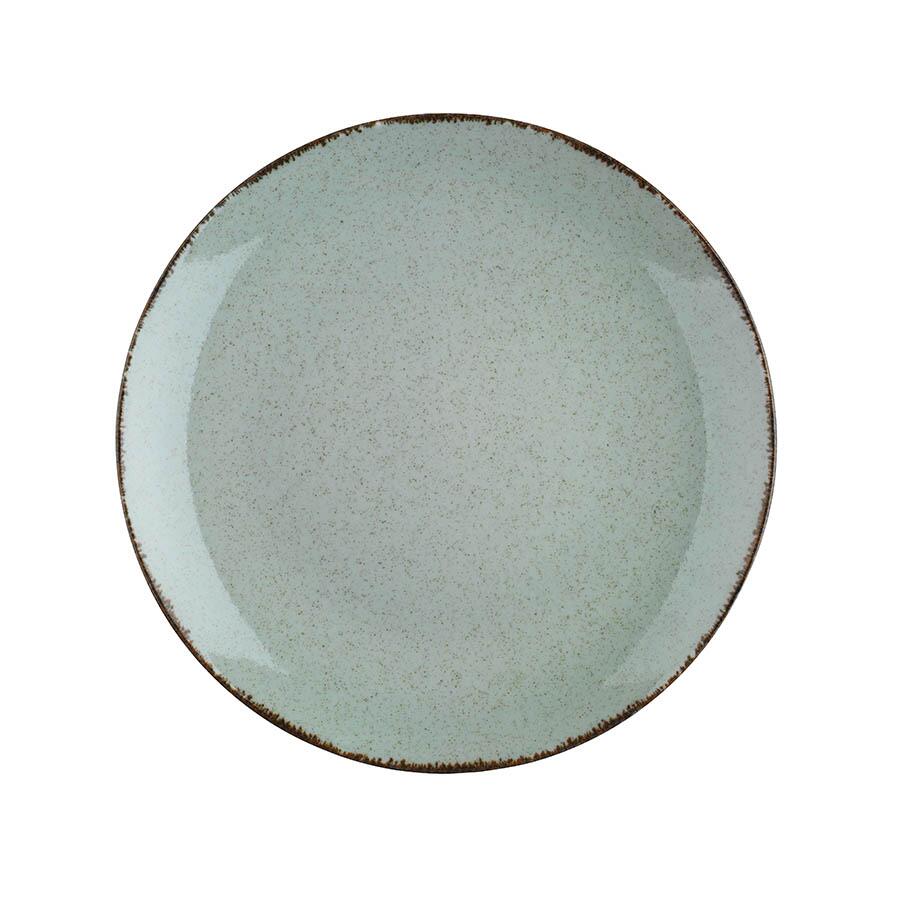 Serviciu de masa Color-X, 24 piese, 6 persoane, portelan, verde, kutahya porselen