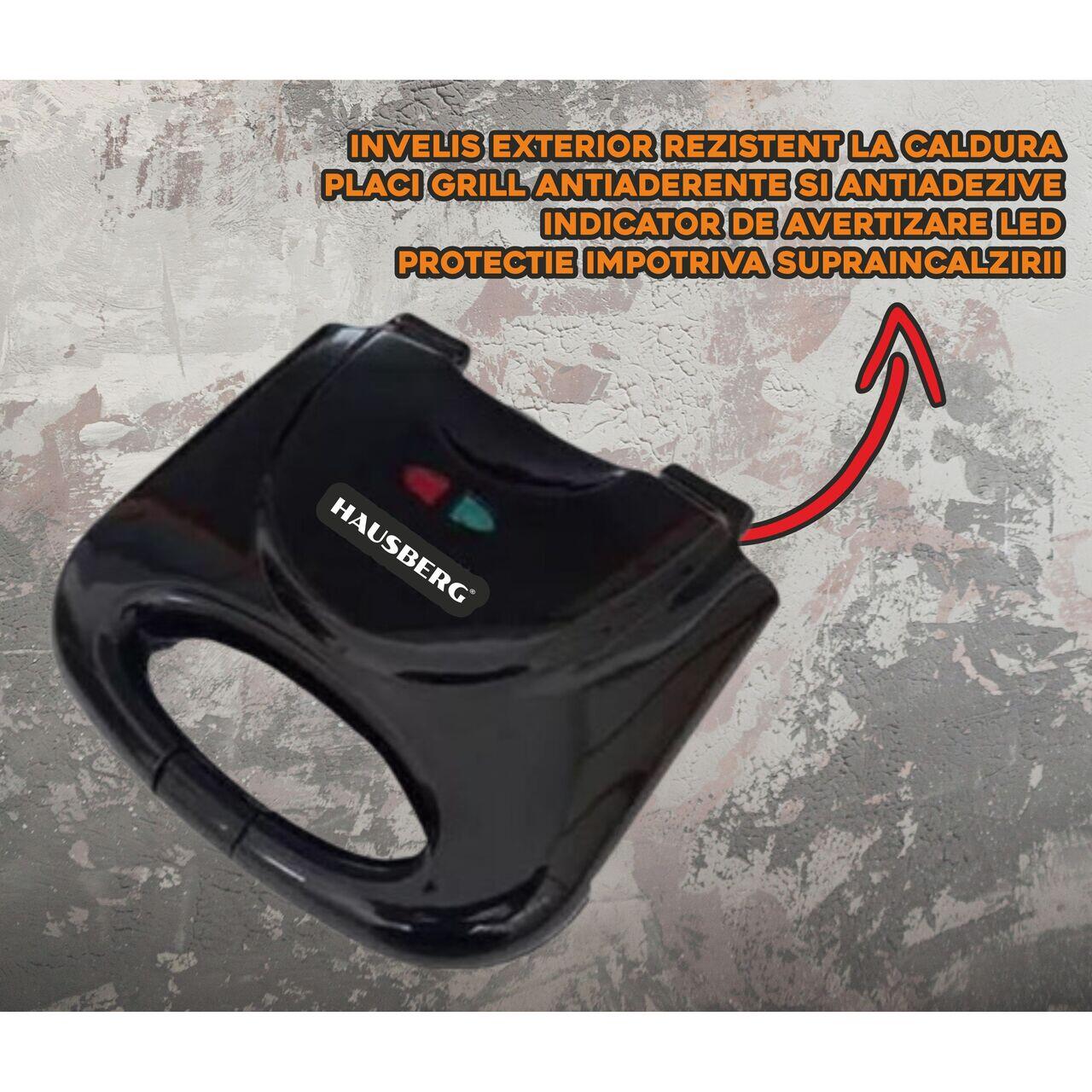 SANDWICH MAKER HB-3510 NEGRU