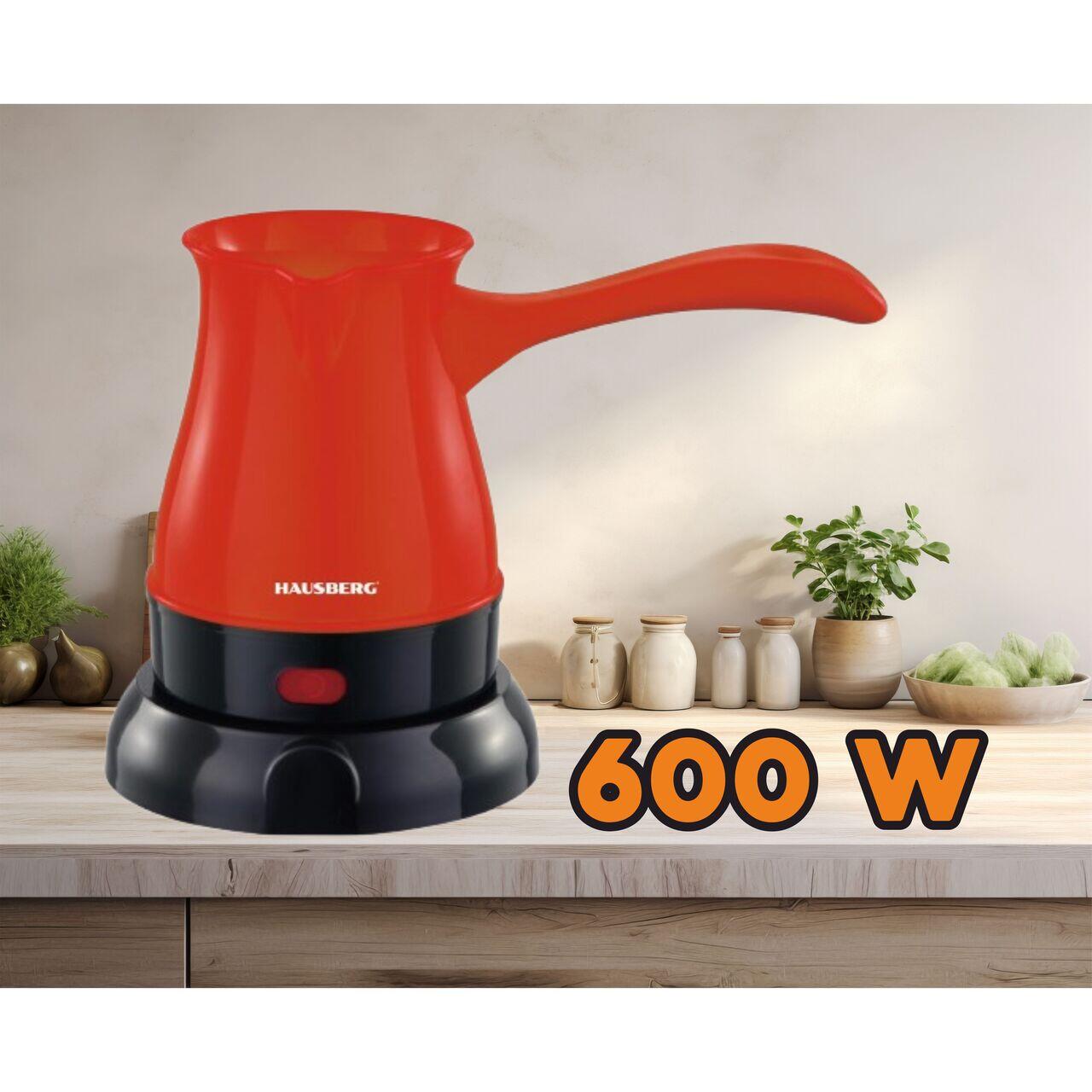 Ibric electric pentru cafea HAUSBERG HB-3810, Putere 600W, Capacitate 800 ml