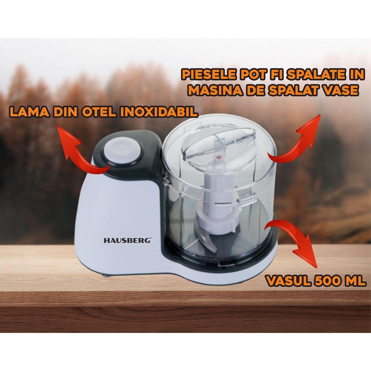 Tocator electric Hausberg HB-4504A, putere 80W, Motor cupru