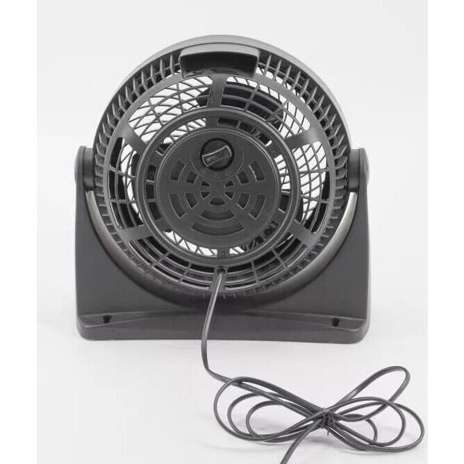 Ventilator de birou HAUSBERG HB-5910NG, 30W, 3 viteze, diametru 23 cm, cap cu unghi de inclinare la 90 grade