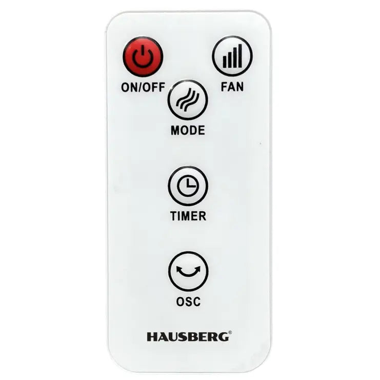 Ventilator turn digital HAUSBERG HB-5958AB, 55W, 45 inch, 3 viteze, temporizator 24h, LED, oscilatie, telecomanda