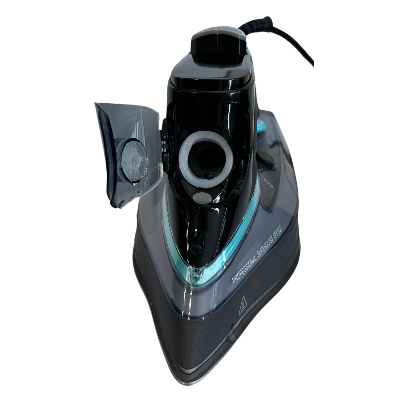 Fier de calcat cu ecran LED HAUSBERG HB-7825NG, talpa din titan, 3000 W, 11 niveluri temperatura, 350 ml