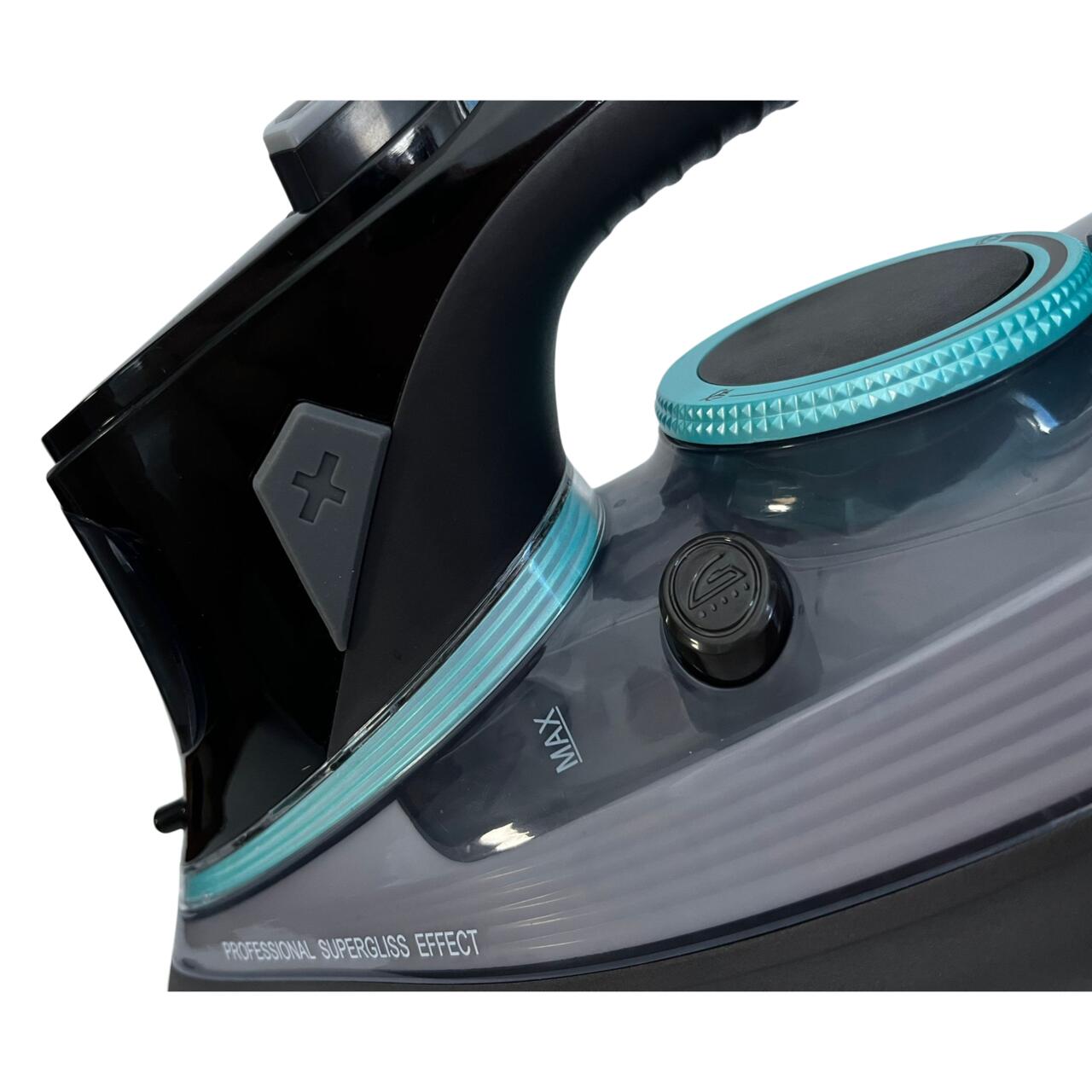 Fier de calcat cu ecran LED HAUSBERG HB-7825NG, talpa din titan, 3000 W, 11 niveluri temperatura, 350 ml