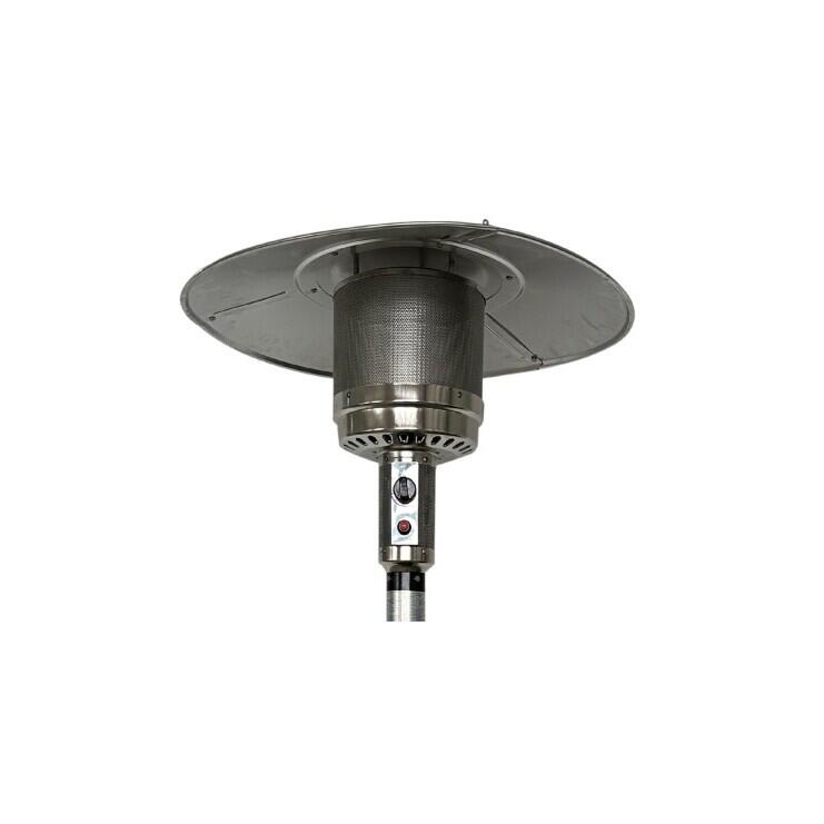 Incalzitor pe gaz terasa exterioara HAUSBERG HB-8819NG, 14kW, 217cm, siguranta rasturnare