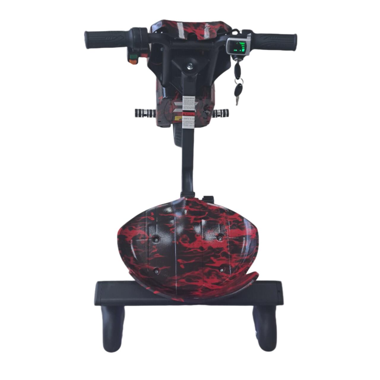 Tricicleta electrica drift pentru copii HAUSBERG HB-KD04RS,*Putere: motor 150-200W Bluetooth, 3 niveluri viteza, suspensie spate, autonomie 8-12 km, tip de incarcare 3h, accesorii