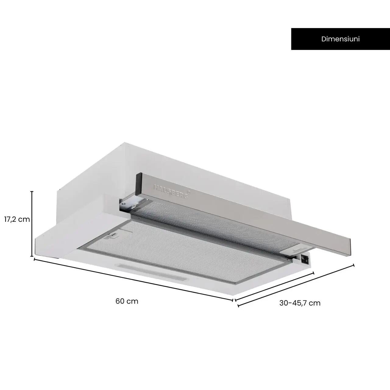 Pachet Cuptor electric Incorporabil Hausberg HB-8053IN + Plita Incorporabila Hausberg HB-555 + Hota incorporabila telescopica Hausberg HB-1285IN