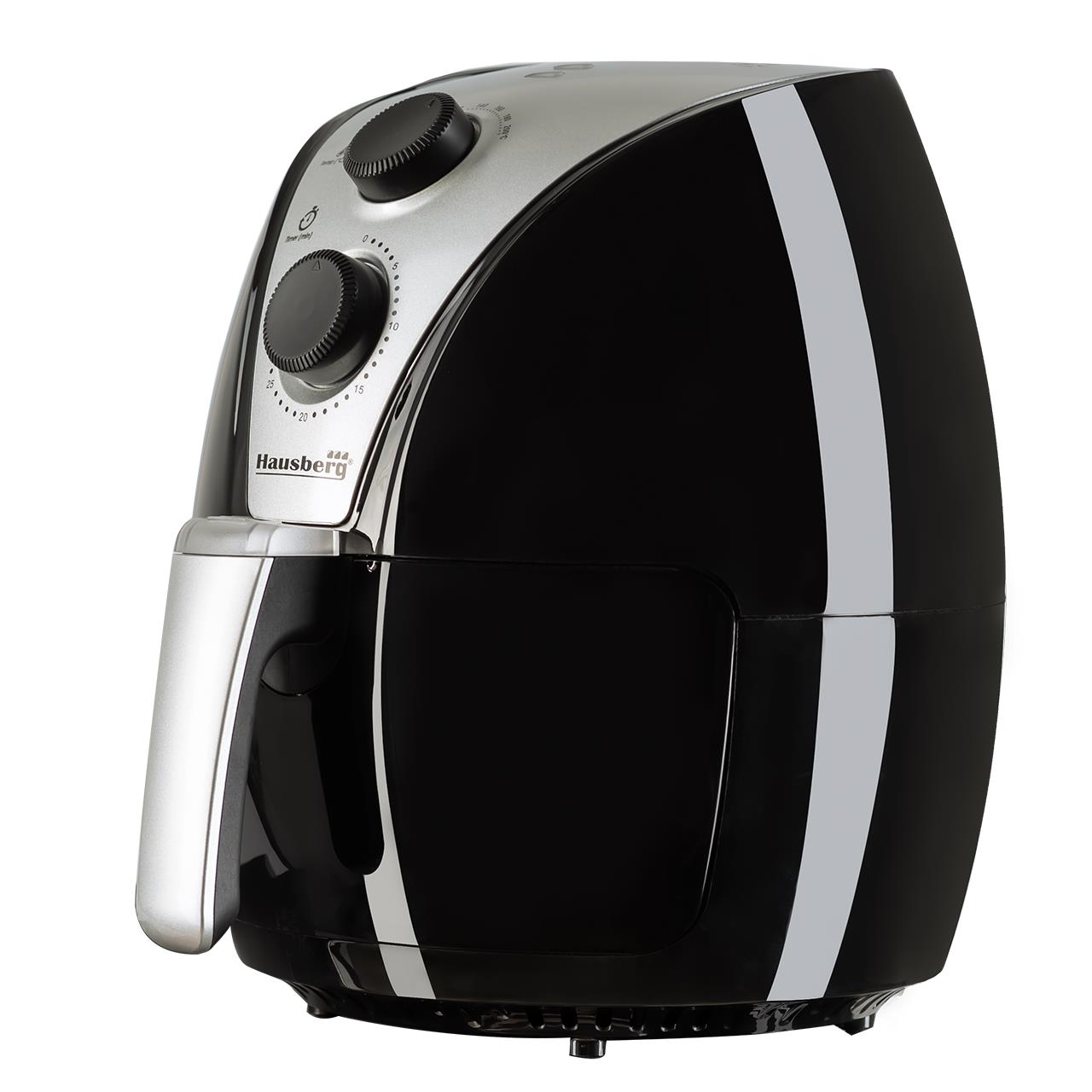 Hausberg HB-2250 Maestro Digitális Forrólevegős Fritőz, 1500W, 2.6 liter, Termosztát, Időzítő
